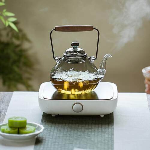 热玻提梁壶复耐古煮加茶壶泡茶壶大容量烧璃水壶电陶炉专用可NOM