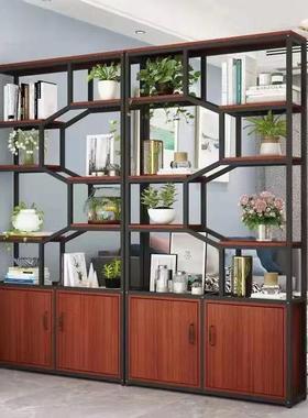 艺屏风GZX书办公室隔断铁柜置物架工储业风客厅物柜展示柜进门玄