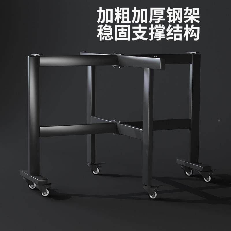 饭餐桌圆桌折叠用转盘面板桌酒BCN店黑胡桃实木粒板大圆颗吃饭桌