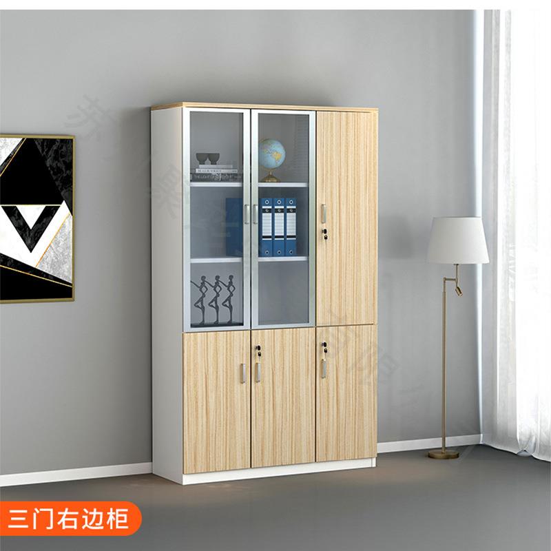文物件柜资LMS办料柜公室档案柜办公储收纳柜子木质柜书架玻书璃