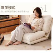 人沙MWD发单双人折叠闲沙发床两用卧奶室客厅休小懒户型榻榻米油