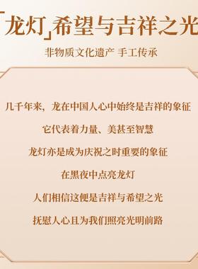 成品传统非遗龙灯20QSW25端年午元宵舞新款笼民俗布艺花灯龙红色