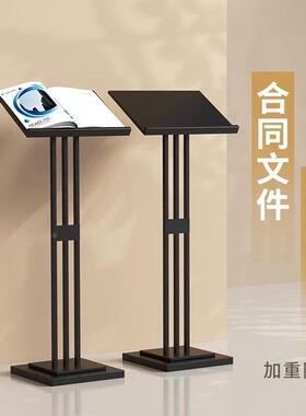 餐厅门KGZ口式翻页菜谱立菜展单示架售楼部活页文件合同料资公示