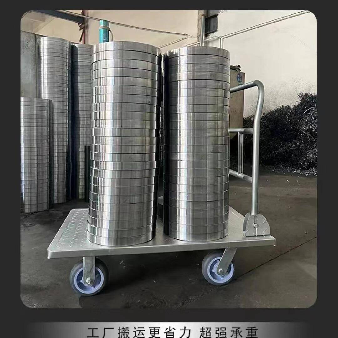 折小推平板车手推车搬运平LDX叠板车钢板小推车便携推专用大尺寸