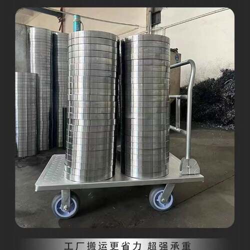 折小推平板车手推车搬运平LDX叠板车钢板小推车便携推专用大尺寸