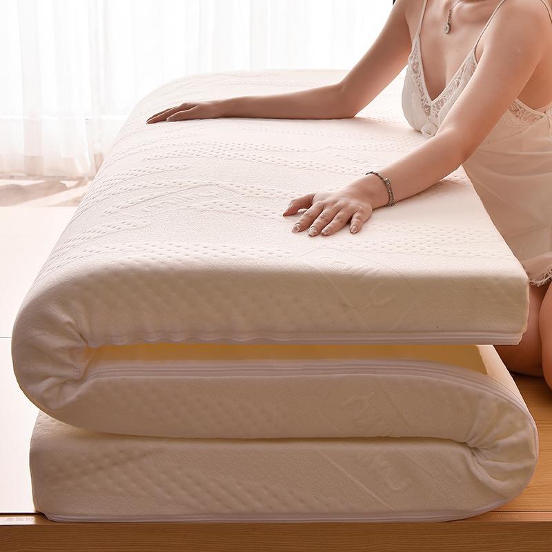 海绵床垫可拆洗厚叠高弹记忆棉软床垫折回学LOK生宿舍租房加家用