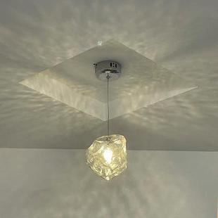 时尚 饰家居玄关现代简约吊灯线走廊吊过道灯性冰IWL块小 设计个装