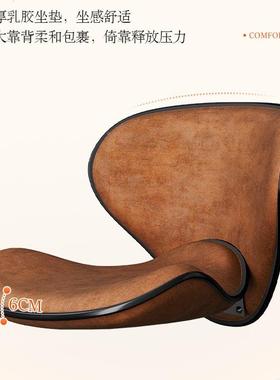 吧台复古奢家用椅岛台轻餐吧凳茶吧靠背升降座椅子简约AAM现代椅