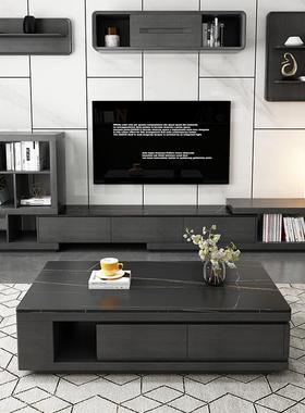 陶益2岩伸缩茶新几客厅家用茶几电视柜组TTU合茶几客厅0板25款小