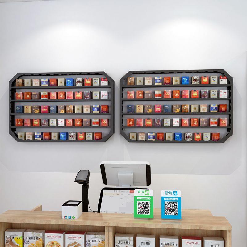 市烟架子香悬挂烟柜菸便利店展示架烟售WLX架铁展示柜挂墙式包超