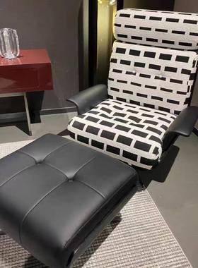 式意ONS轻奢可旋躺转扶手椅休闲椅高酒店豪宅别墅客厅豪华靠背沙