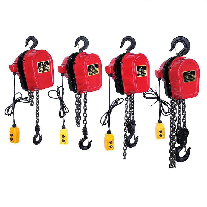 厂现货22家0v-380v1t-IBL10t吊机DHS环链起倒链式重电动葫芦升降