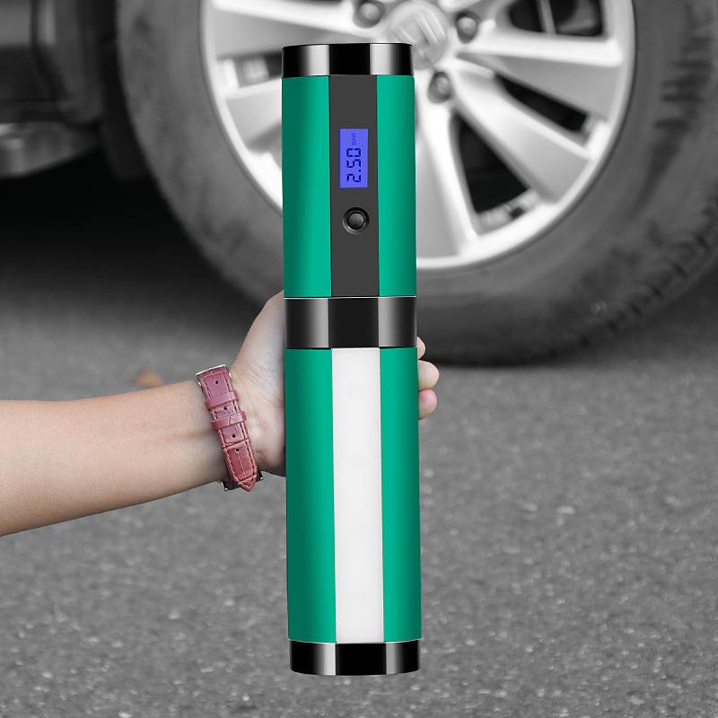 便式智能充气泵4ED应急灯打气泵120WL携SKQ功率无大线充电轮胎气