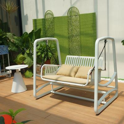 室外庭院秋千锈TKK钢防腐防水花不园吊椅意设计阳台露创天户外秋