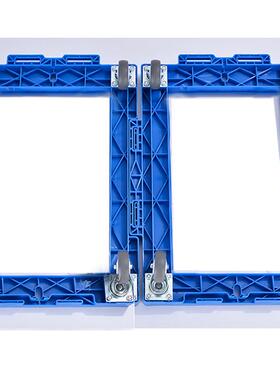 镂空乌龟静音可JDA拼接物流周车转四轮具小车塑料搬运推手推工车