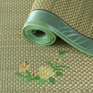 加厚加密天然草席1.8.m叠双人床1.5传折统老草席09学生舍宿PRV单