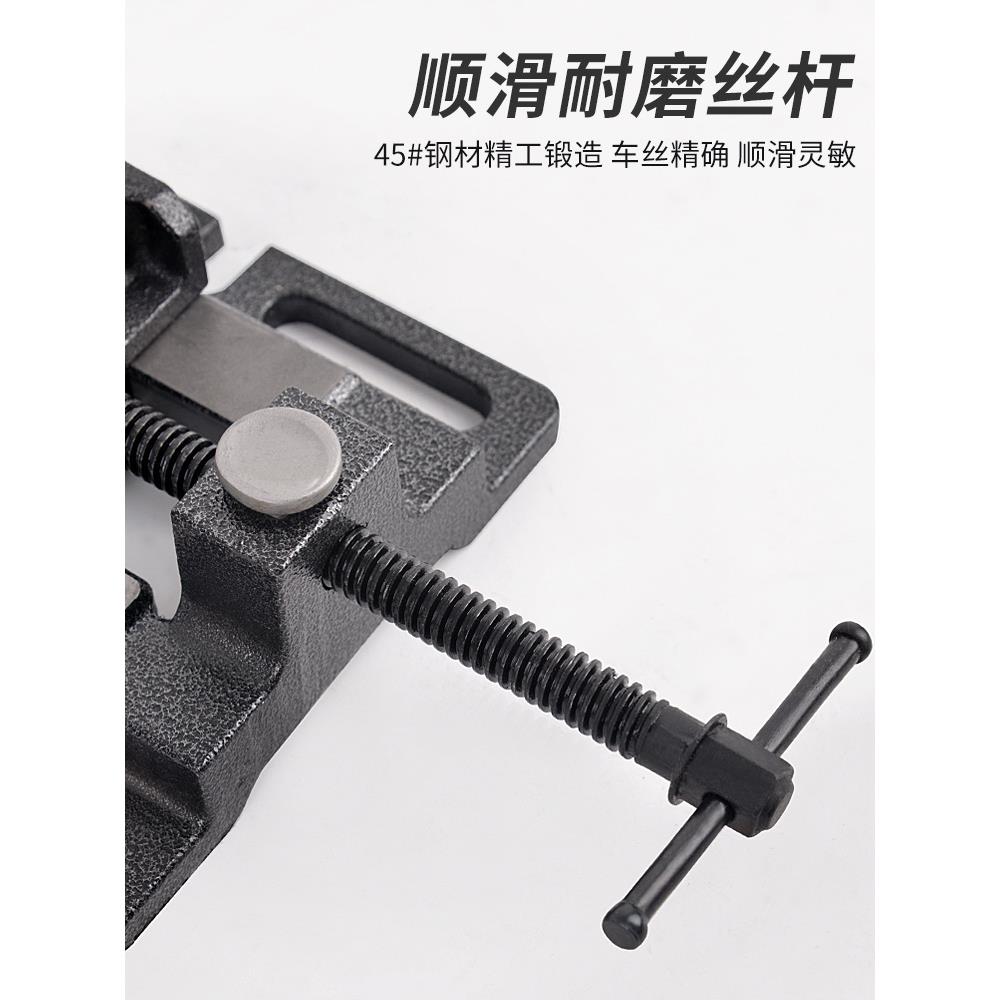 快速平口台钳铸钢精密HAQ钳高精度台钳旋转夹具铣床虎工作台虎可