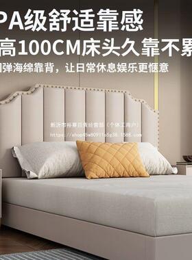 全实木床爆科款现代木m床1.2床出租房单人床QQG技布主卧大床实木