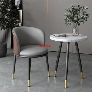 小轻奢阳台桌椅三创件套网红一桌两椅简约小圆桌休意闲茶桌椅VCN