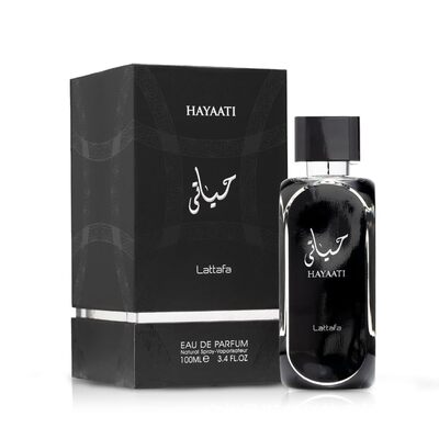 跨境爆款 Lattafa Perfumes Hayaati 黑色 蓝色男士持久香水