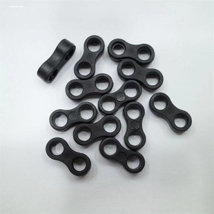 10MM手机绳长度调节8字扣手机挂绳塑料双孔辅料DIY登山手绳配件