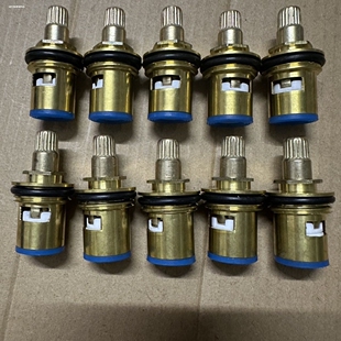 水龙头阀芯配件全铜单冷热通用止水角阀水笼头伐芯维修把手不锈钢