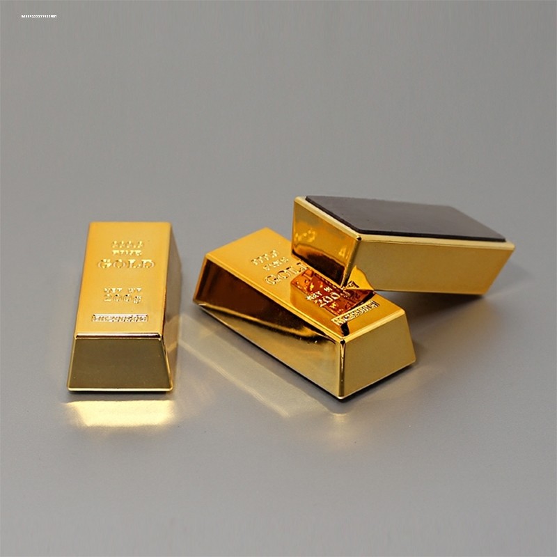 仿真金条金砖冰箱贴 创意3D立体磁贴个性留言贴磁铁家居装饰
