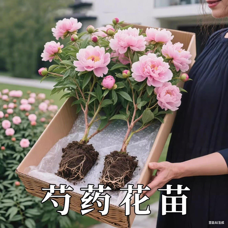 耐寒重瓣观赏芍药花苗种根庭院四季易活室内室外盆栽牡丹花卉植物