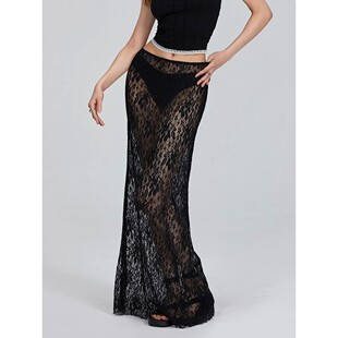 Lace with skirt修身 半身裙包臀裙 skirt wrap half fit slim hip