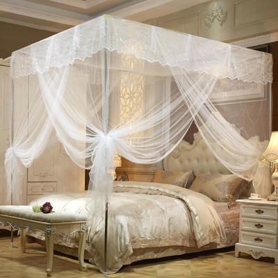 蚊帐家用卧室025新款13x190三门公5主落地2式135x200米老式简约透