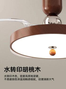 新中式风扇灯扇20新26款吸8533-003吊顶家用餐厅灯卧室电扇吊灯中