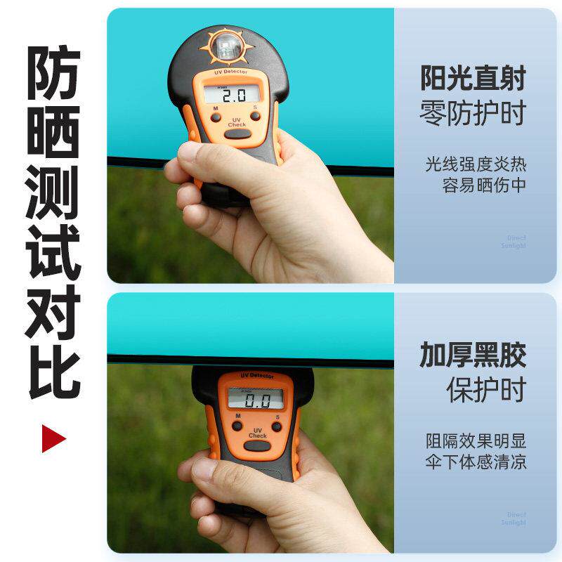 垂钓整杆不锈钢黑胶无OZF缝伞压胶钓鱼伞野钓钓鱼伞节万向调伞大