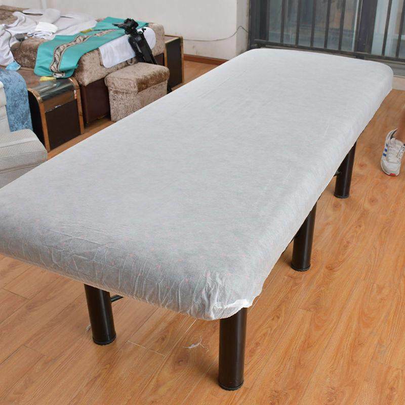 白蓝色一次性单美容床按沙龙摩单透床气无纺布UAB不防水50张有孔,床上用品,床单,淘宝优惠券,粉丝福利购,淘宝优惠卷