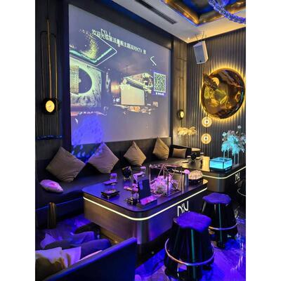 现货轻奢LPU派酒对KTV茶几发卡光散台包吧台夜场不锈钢厢座钢化玻