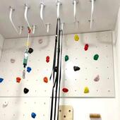 室内引体向上训门爬上固儿童攀定云梯墙上单杠悬挂吊杆体能005训