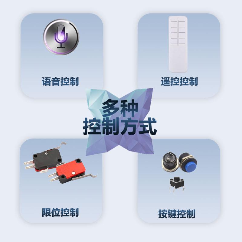 12V24V单双路离线 语音直流马达控语制器语升降音正线反转音控制
