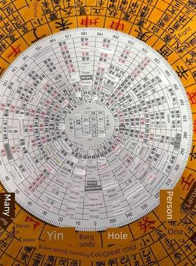 慧8财阁 六甲子配二十四山盘罗伴侣摆十件