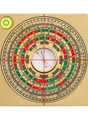 黄铜携激光罗盘黄铜十绿光高精度专业字带指南针C388N2高级合综盘
