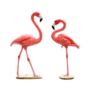 婚庆摄道具景观HLN 1园花林橱窗火烈鸟大拍摆件玻璃纤维雕园塑装