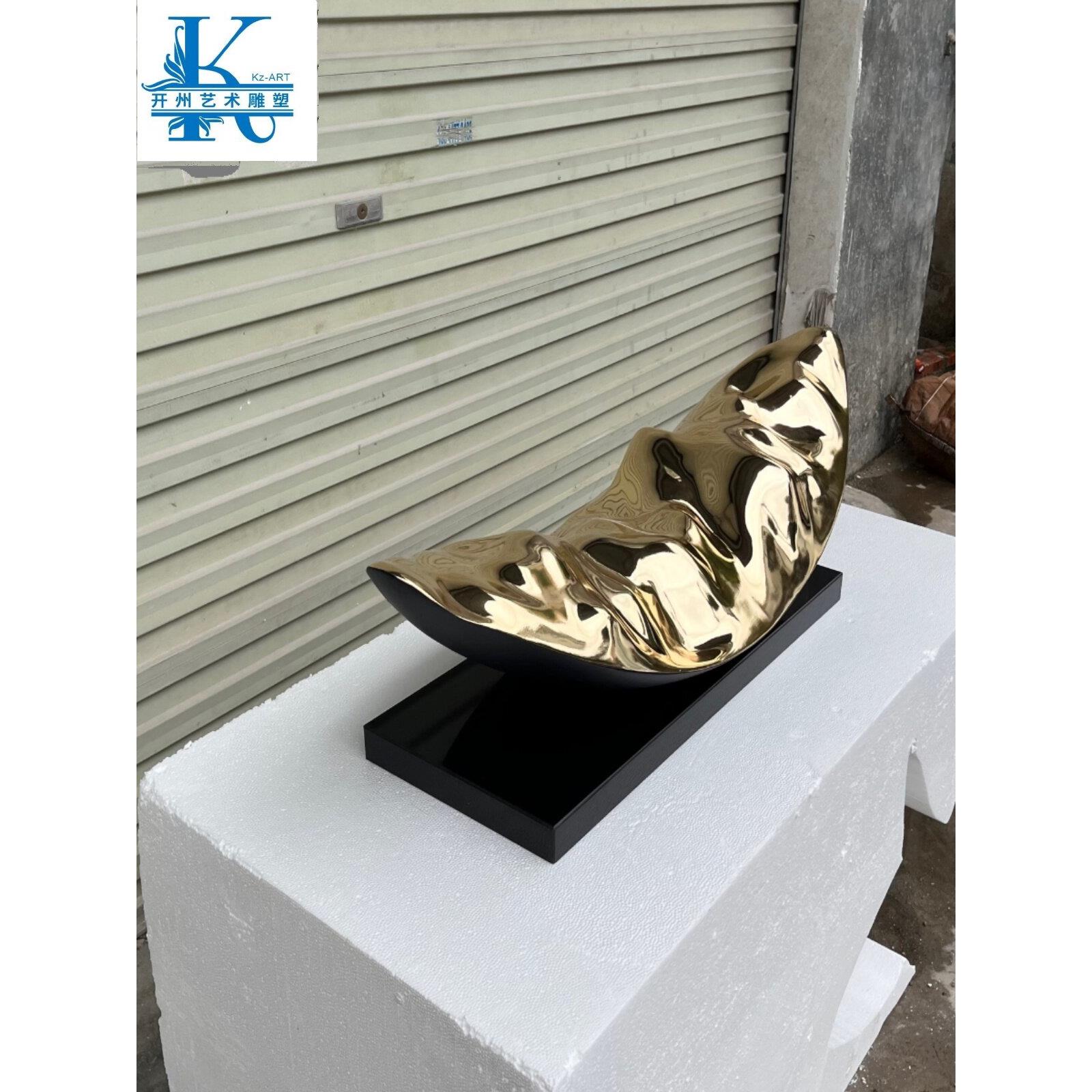 大型抽象创玻钢摆件酒店大堂售楼璃GZK处楼梯口过道意装艺术软装