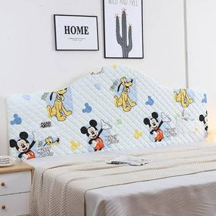 弧头形异EQL形皮床头套全包加厚保护套夏天凉感不规则实罩木床防