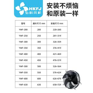 Ywf外转子轴冷流风机压220V冷库燥器冷凝器LUQ干空机蒸发器却风机