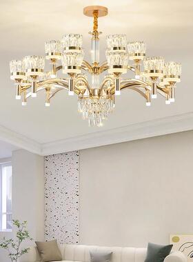 轻奢灯水LZQ晶吊灯客厅现简代约大气卧室餐厅别墅灯欧式豪华高档