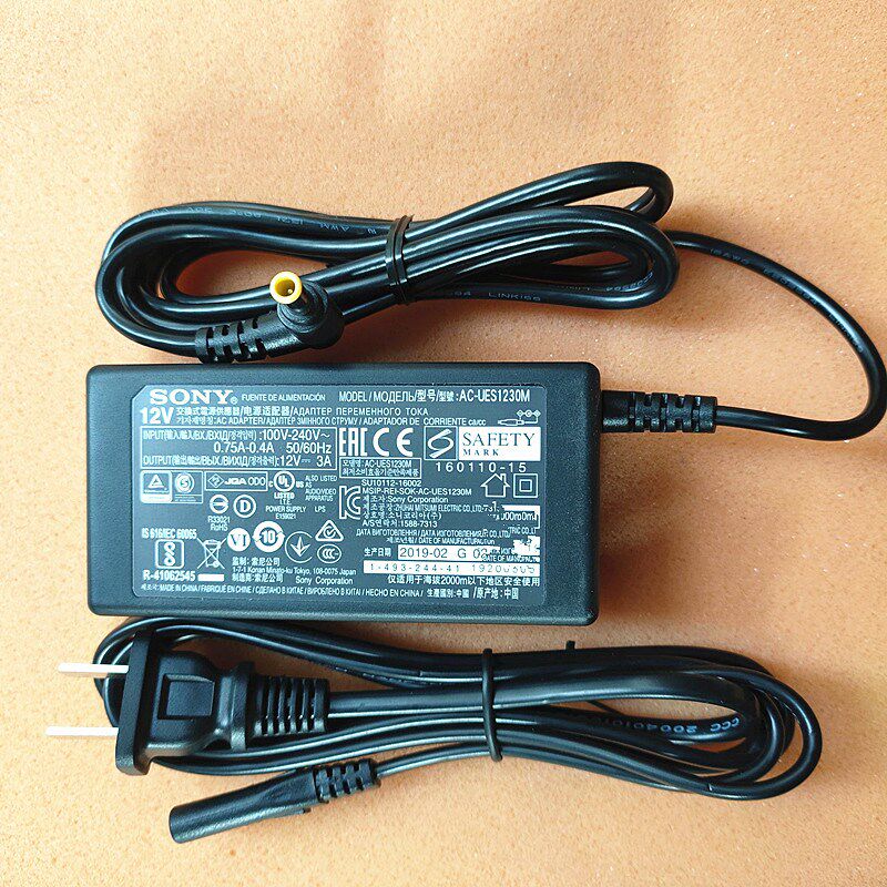 sony索尼SRS-BTX300 SRS-X5无线扬声器蓝牙音响电源线适配器12V3A