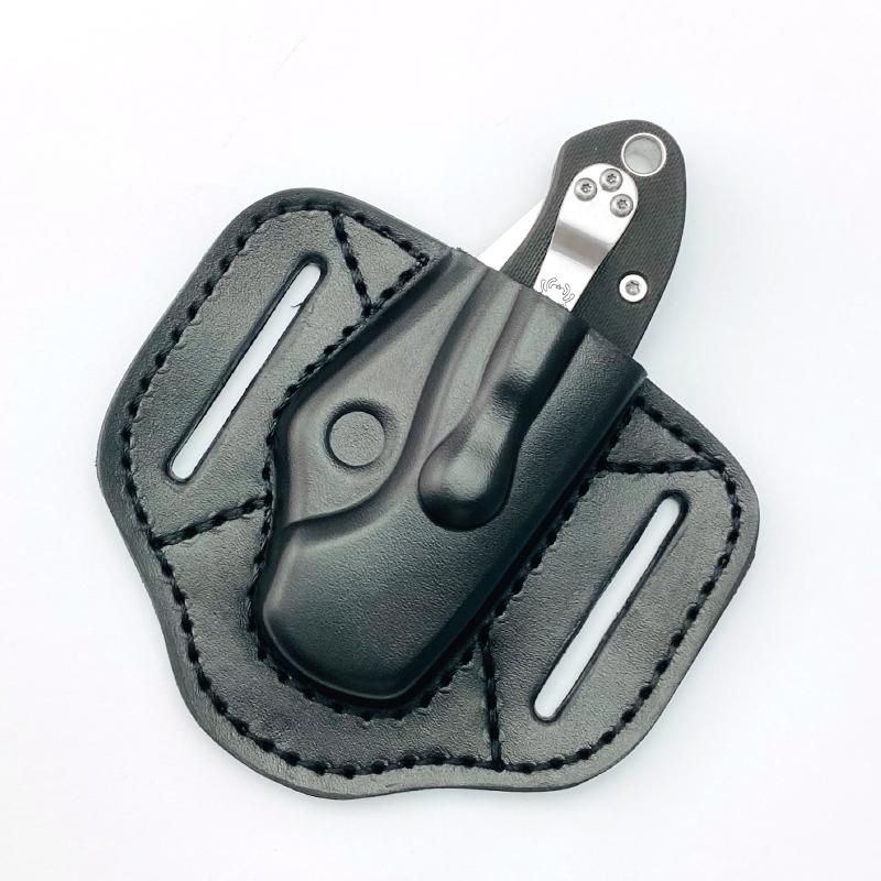 牛皮刀套蜘蛛C223牛皮刀套刀鞘牛皮定制 Spyderco Para3 配件