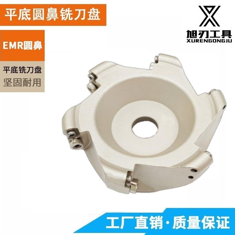 EMR5R数控加工中心50 63R6牛鼻刀盘R5圆鼻铣刀盘端面80飞面圆刀盘