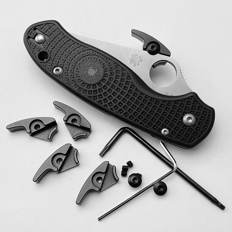 蜘蛛C81快开勾 Spyderco Paramilitary 2 配件螺丝开合工具铝合金
