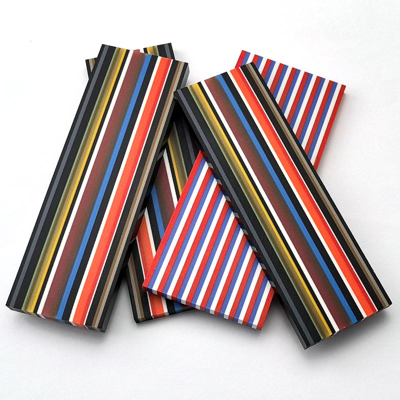 G10刀柄材料 DIY刀具手柄复合材料 彩色夹层花纹G-10制作刀柄贴片