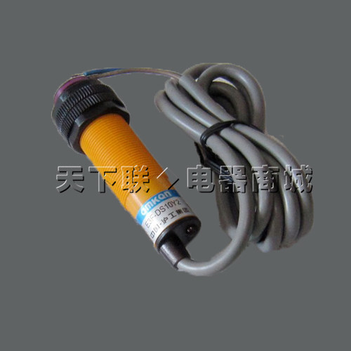 新品沪工光电开关E3F-DS10Y2交流二线常闭漫反射传感器10厘米