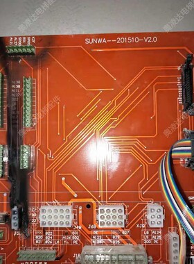 北京升华电梯轿顶接口板/插件板SUNWA--201510-V2..0 原厂全新